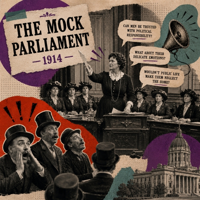 Nellie McClung Blog mock parliament Tesserac UXD