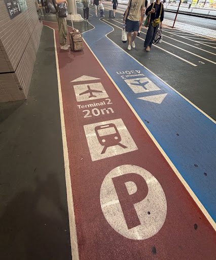 Japan colored pathways